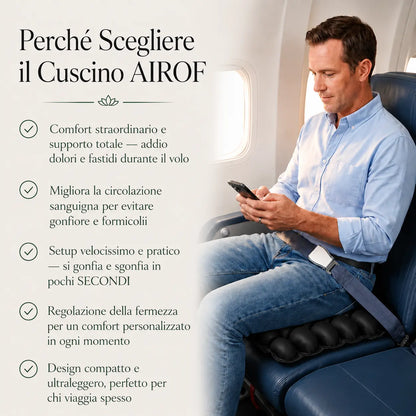 Cuscino a supporto dinamico da viaggio