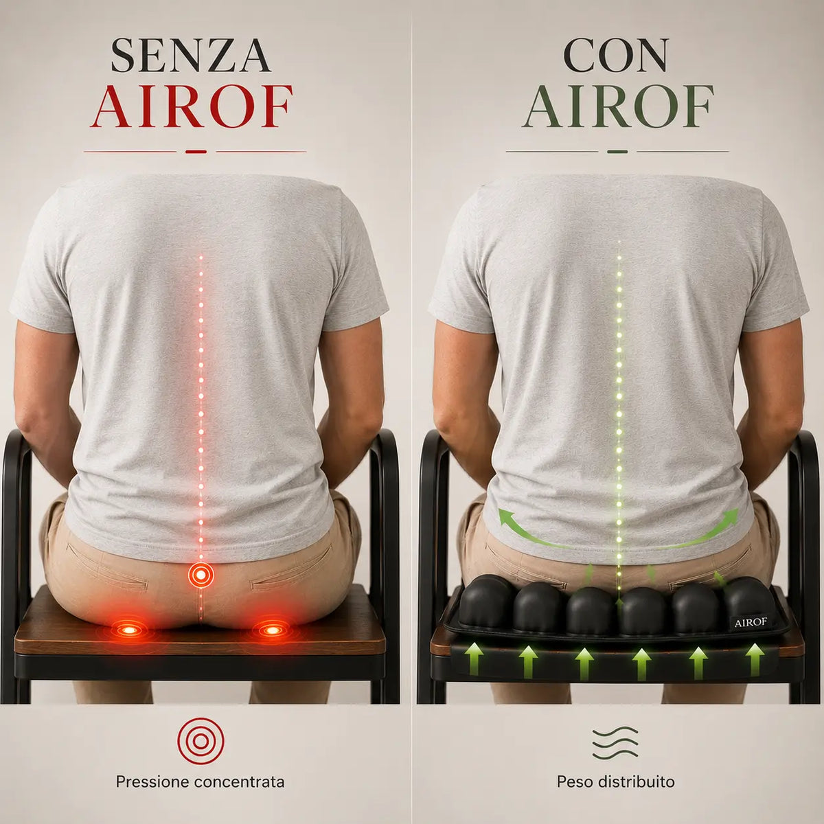 Cuscino a supporto dinamico da viaggio - Kit Completo