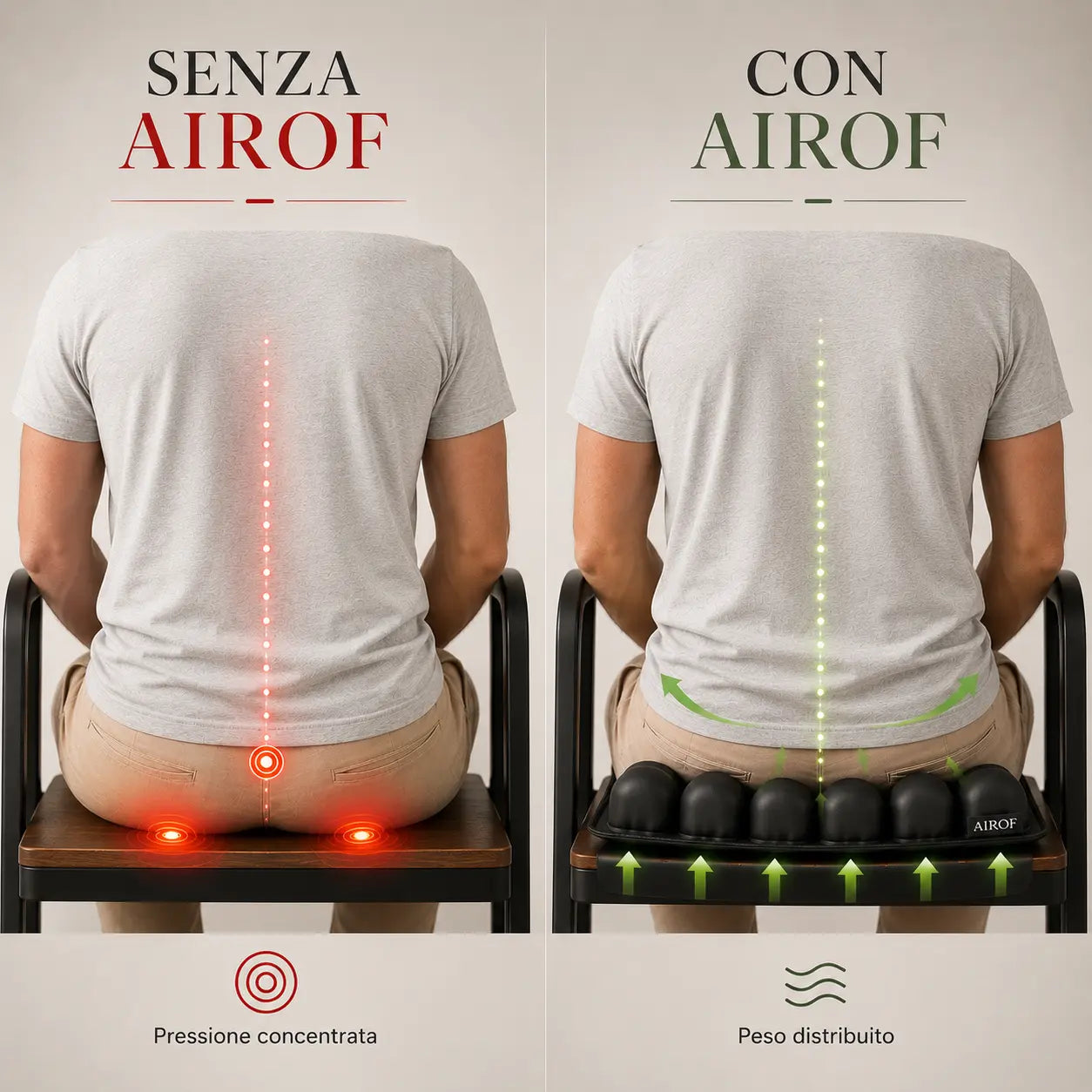 Cuscino a supporto dinamico da viaggio